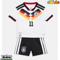 Germany Nick Woltemade #11 Replica Home Minikit World Cup 2026 Short Sleeve (+ pants)